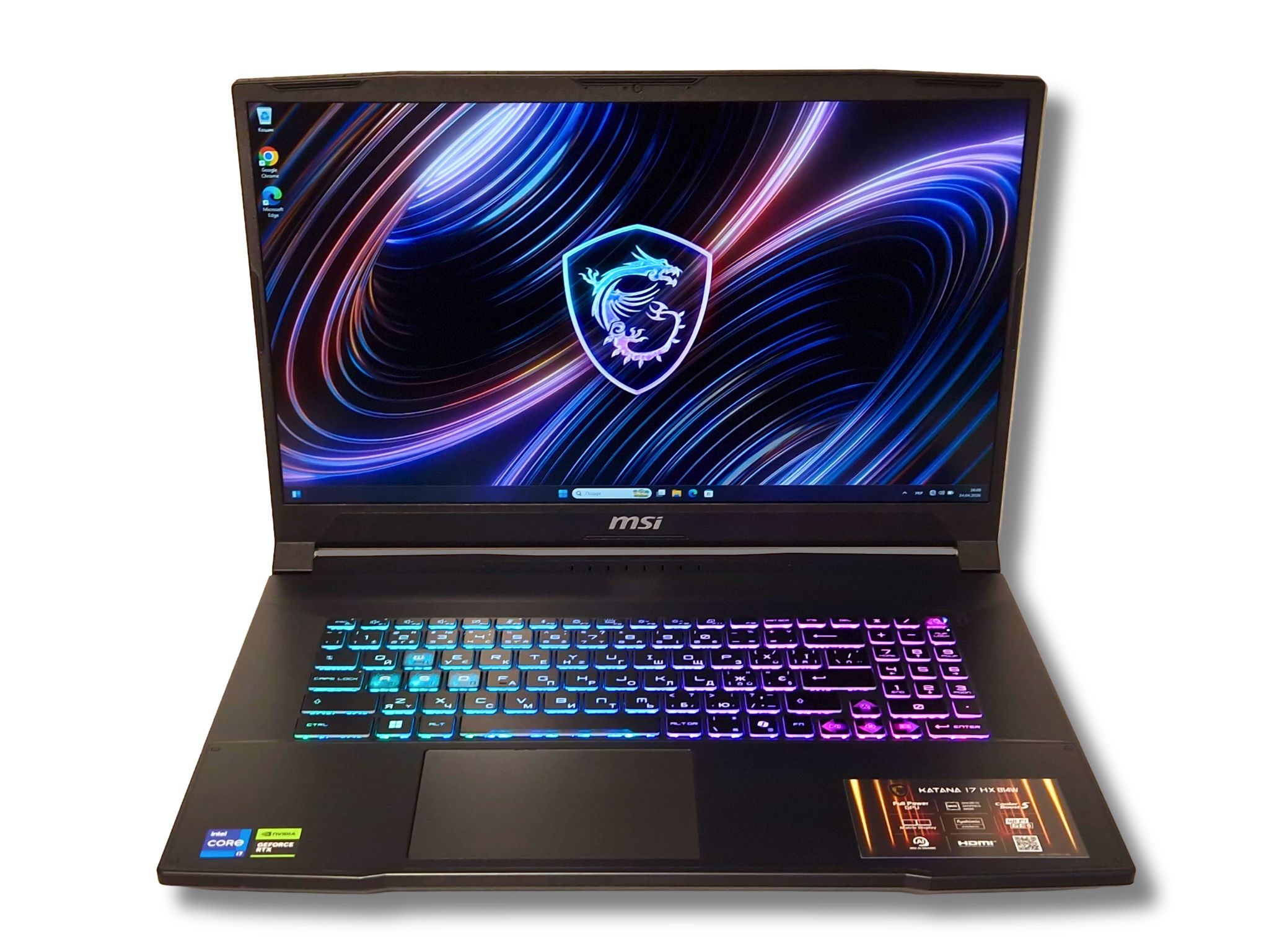 Ігровий ноутбук б/у MSI Katana 17 HX 144Hz Core i7-14650HX 16/1Тб SSD RTX 5060 8Гб  - фото 6