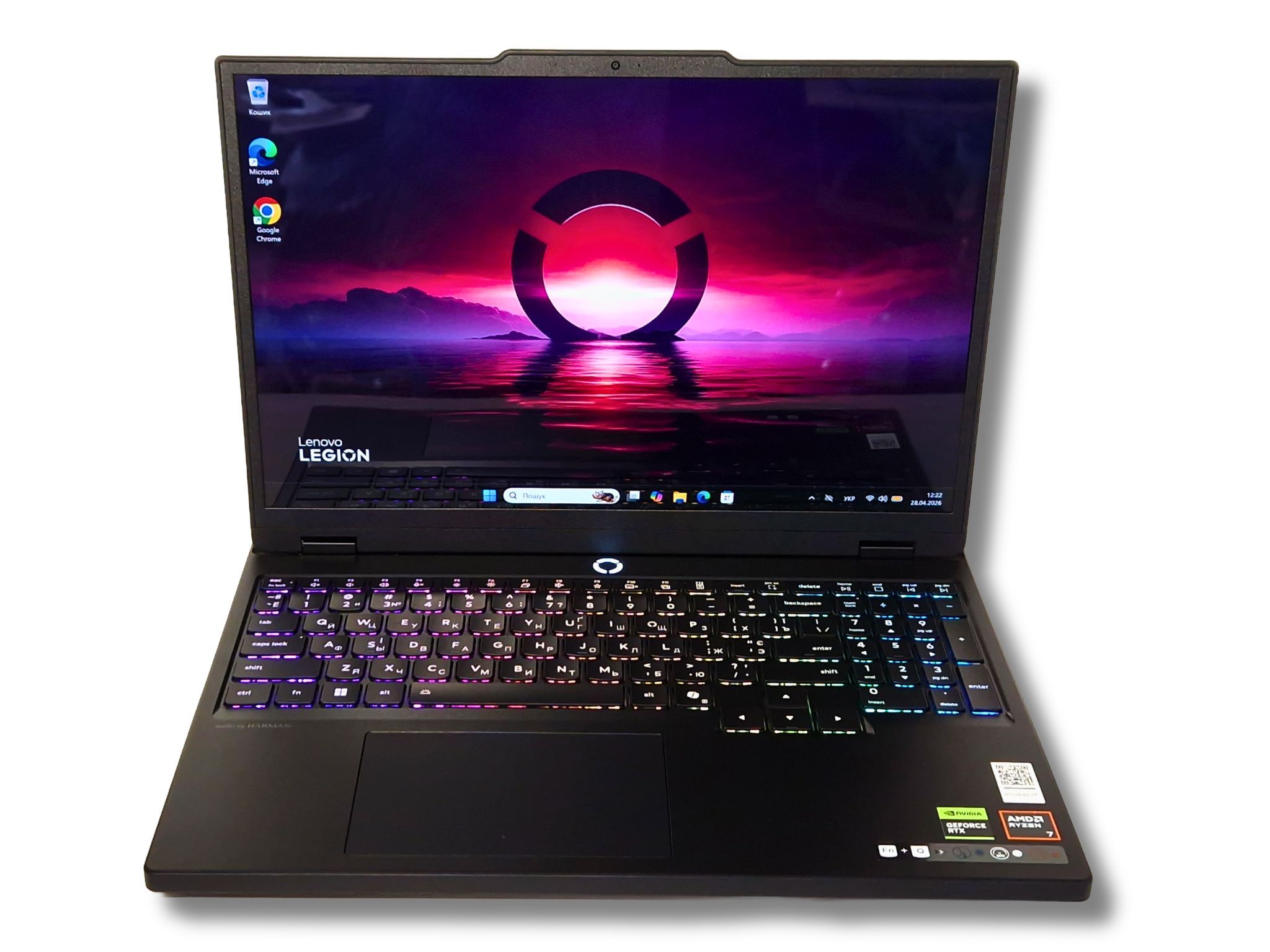 Ігровий ноутбук б/у Lenovo Legion 5 OLED 2K 165Hz Ryzen 7 260 32/1Тб RTX 5060 8Гб  - фото 6