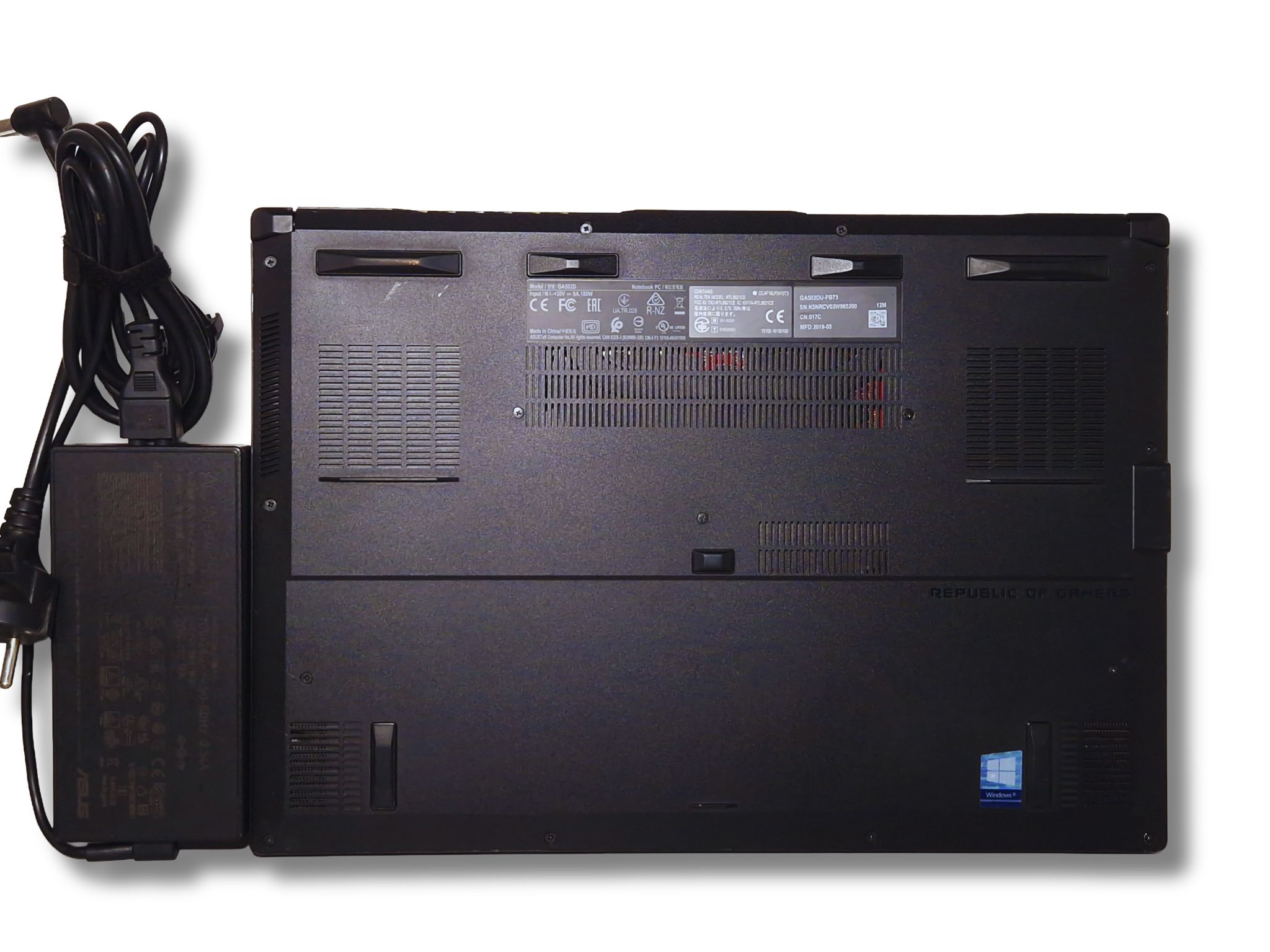 Ігровий ноутбук б/у ASUS ROG Zephyrus G GA502DU 15.6" IPS Ryzen 7 3750H 16/512 GTX 1660 Ti 6Гб - фото 5