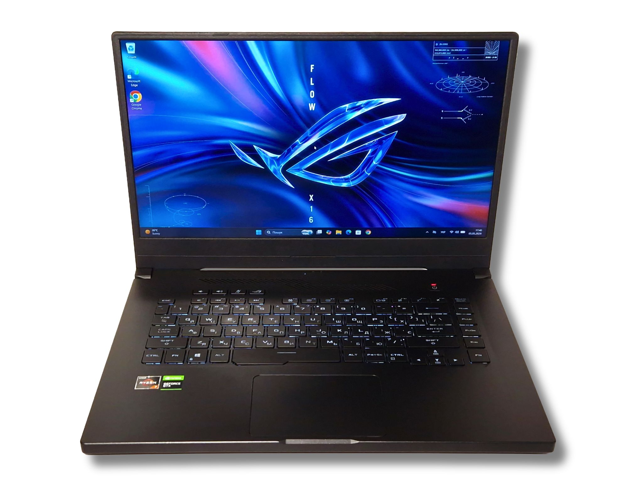 Ігровий ноутбук б/у ASUS ROG Zephyrus G GA502DU 15.6" IPS Ryzen 7 3750H 16/512 GTX 1660 Ti 6Гб - фото 9