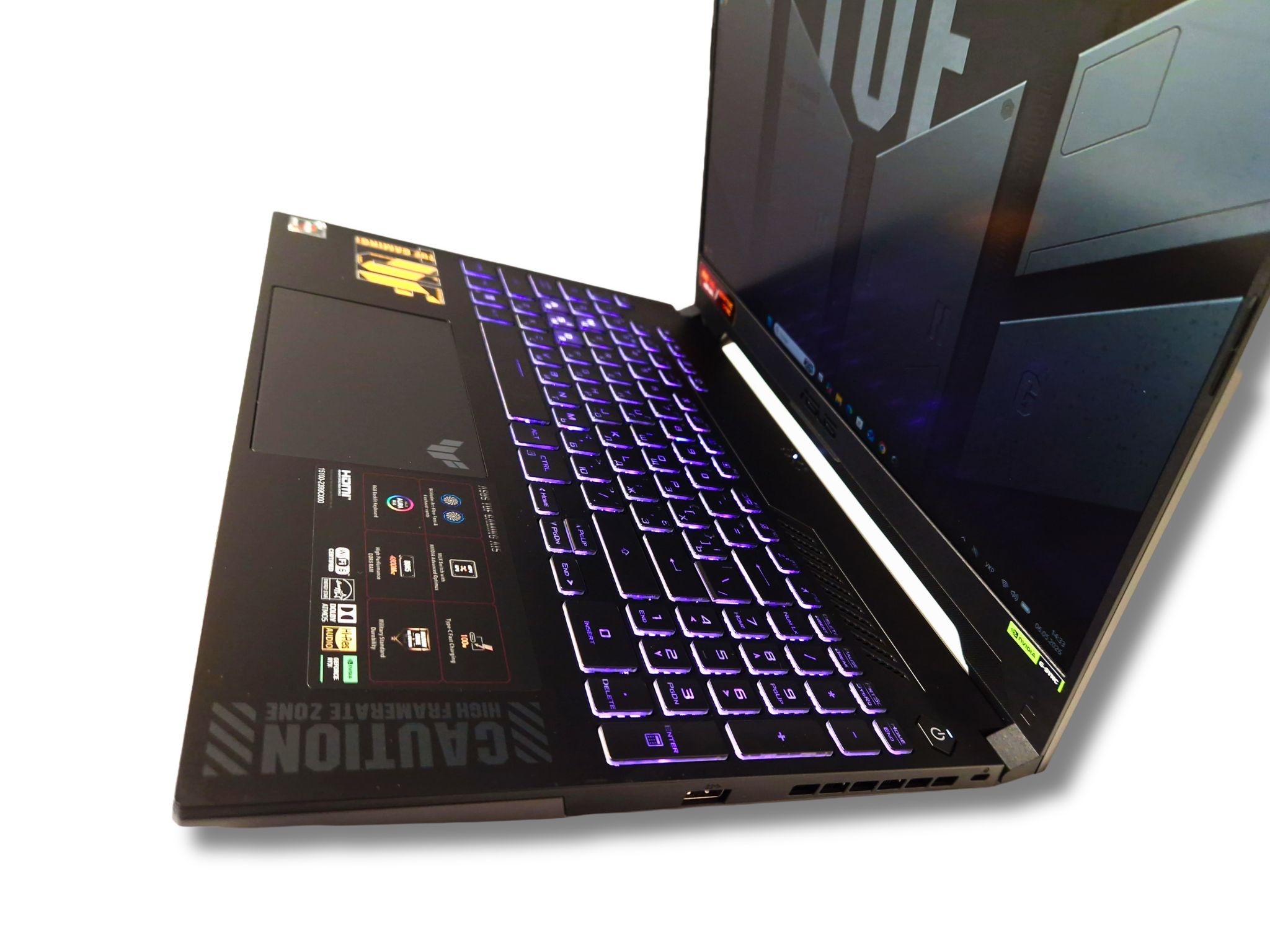 Ігровий ноутбук б/у Asus TUF A15 FA507NV 15.6" 144Hz sRGB 100% Ryzen 7 7735HS 16/512 Гб SSD RTX 4060 8Гб 140Вт, Стан нового - фото 2