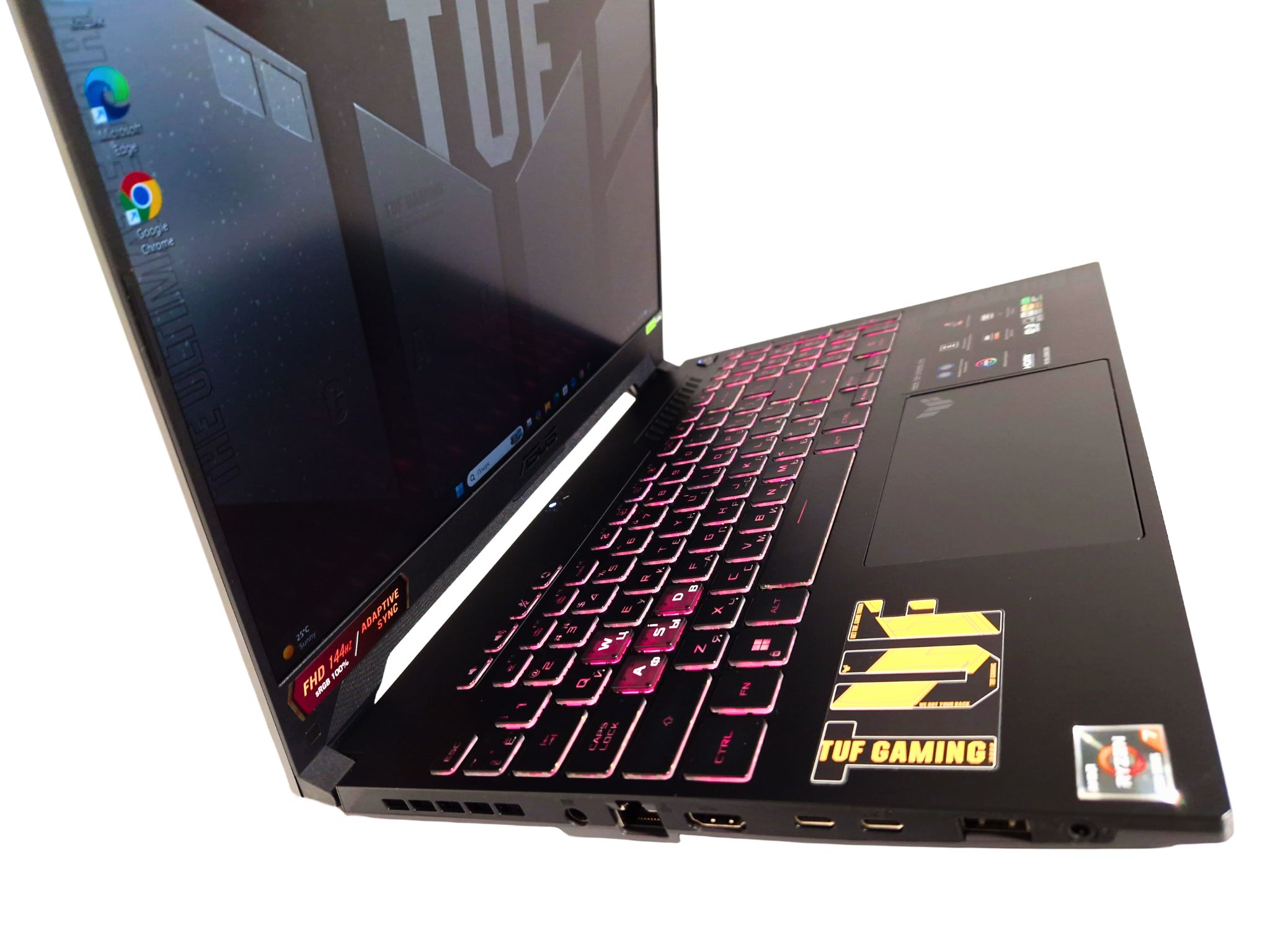 Ігровий ноутбук б/у Asus TUF A15 FA507NV 15.6" 144Hz sRGB 100% Ryzen 7 7735HS 16/512 Гб SSD RTX 4060 8Гб 140Вт, Стан нового - фото 3