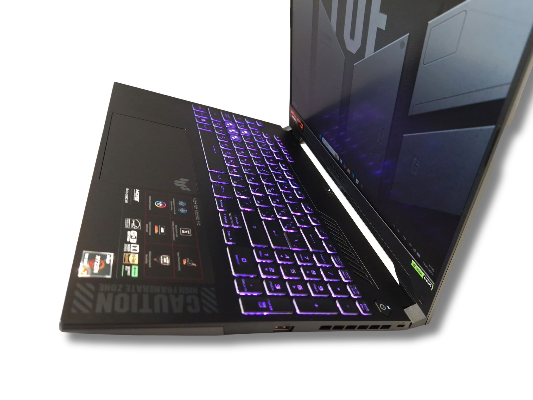 Ігровий ноутбук б/у Asus TUF A15 FA507NU 15.6" 144Hz Ryzen 7 7735HS 16/512 Гб SSD RTX 4050 6Гб 140Вт - фото 2