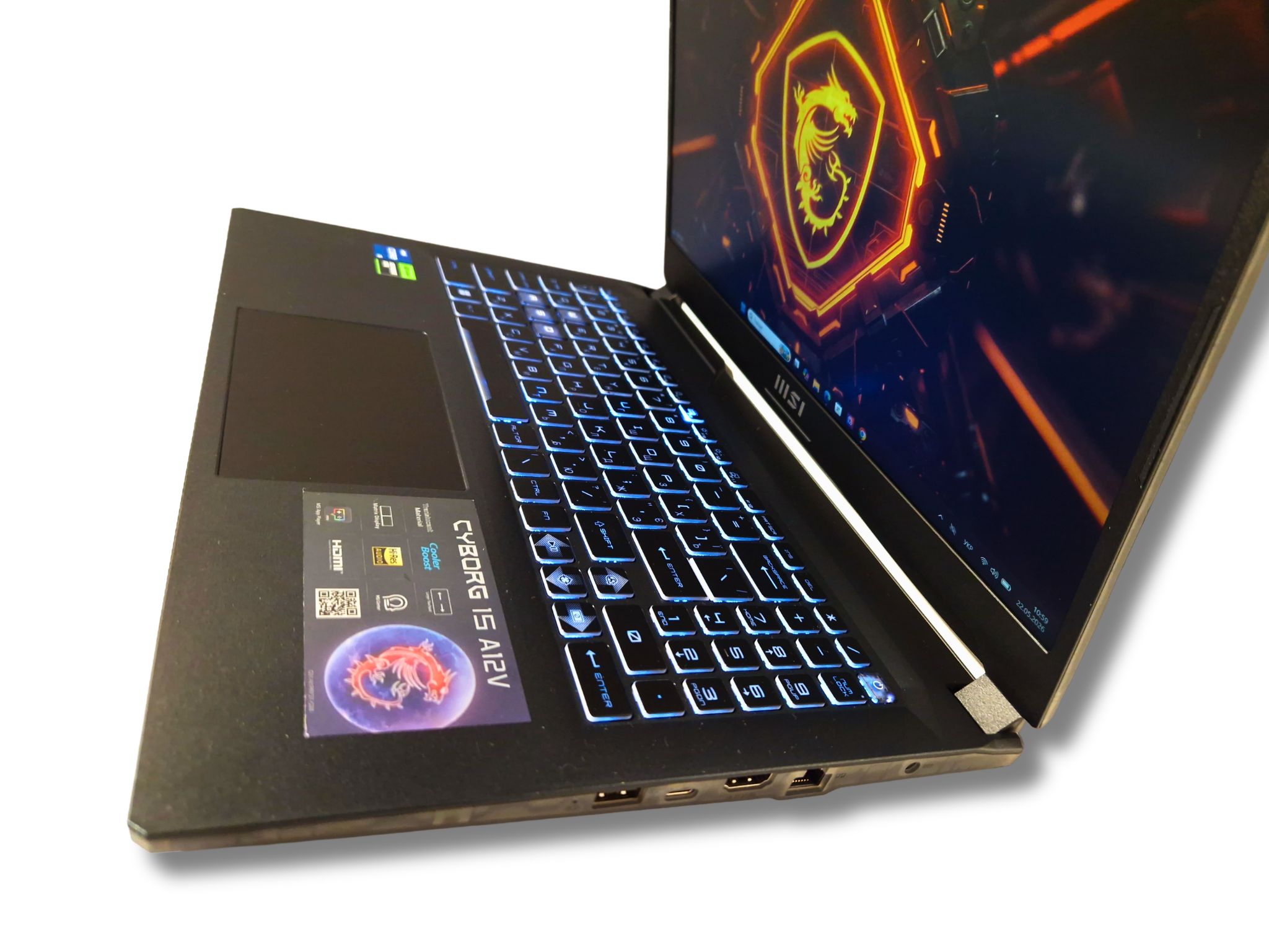 Ігровий ноутбук б/у MSI Cyborg 15 144Hz Core i5-12450H 16/512 RTX 4060 8Гб, Стан нового - фото 2