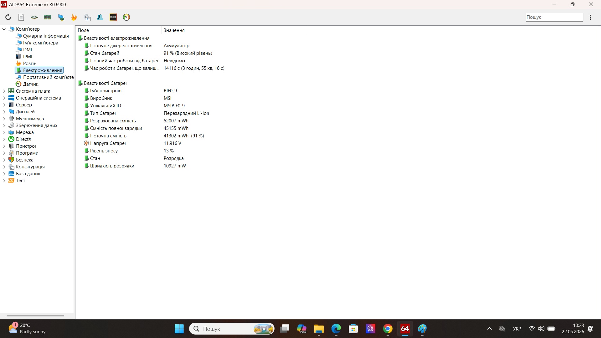 Ігровий ноутбук б/у MSI Cyborg 15 144Hz Core i5-12450H 16/512 RTX 4060 8Гб, Стан нового - фото 8