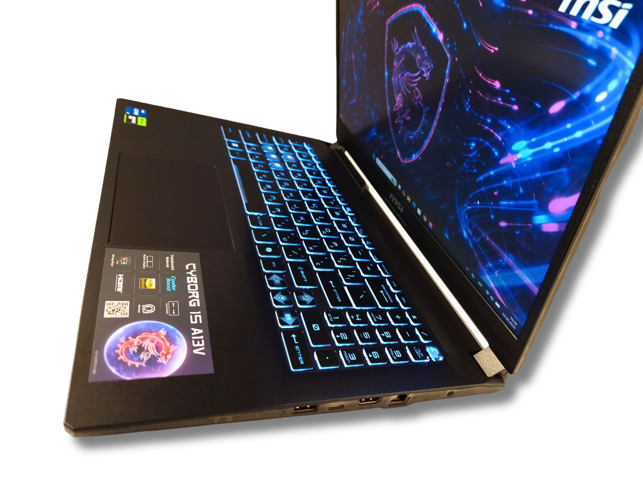 Ігровий ноутбук б/у MSI Cyborg 15 144Hz Core i5-13420H 16/512 RTX 4060 8Гб, Стан нового - фото 2