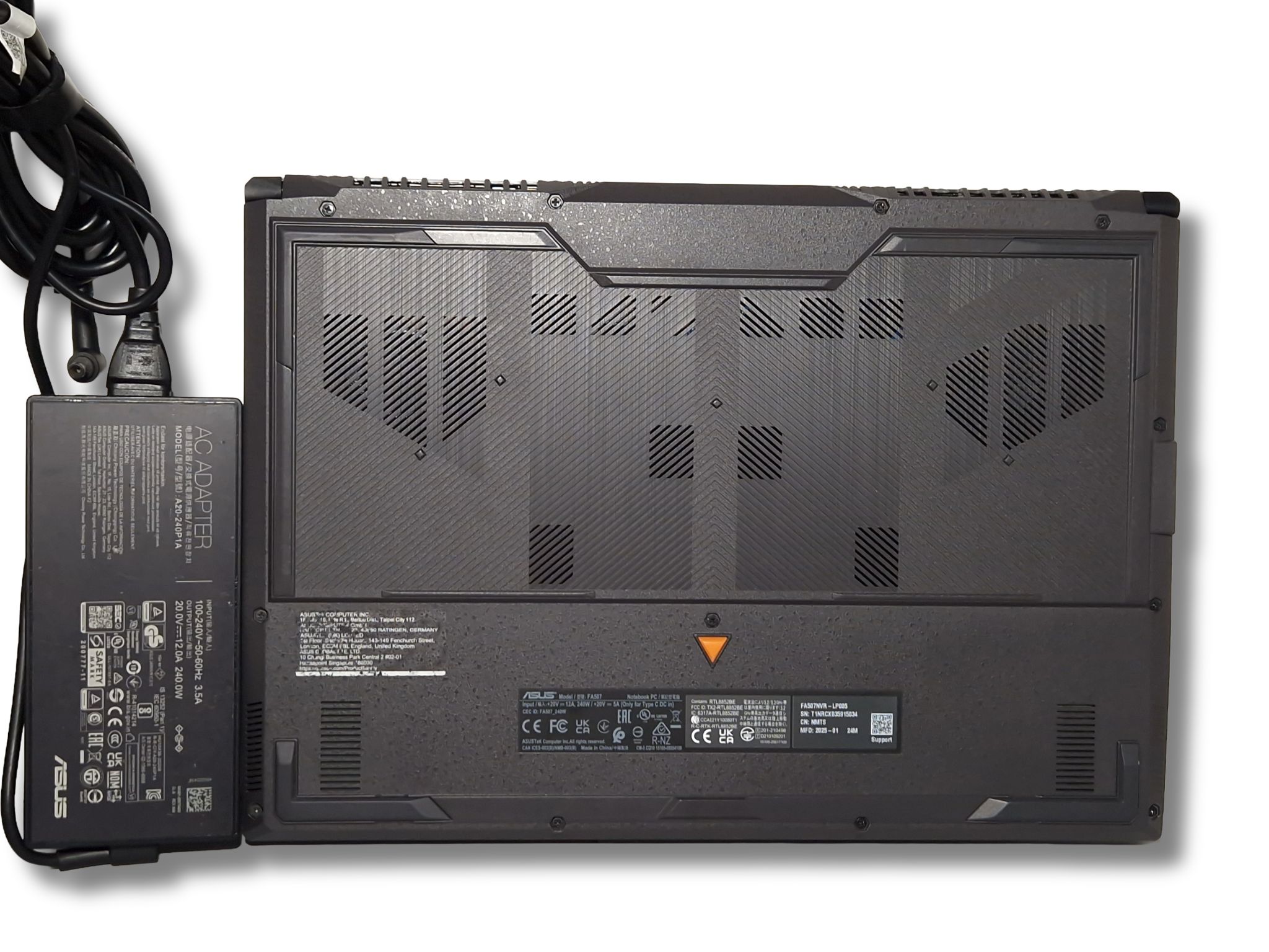 Ігровий ноутбук б/у Asus TUF A15 FA507NVR 15.6" 144Hz sRGB 100% Ryzen 7 7435HS 16/512 Гб SSD RTX 4060 8Гб 140Вт - фото 5