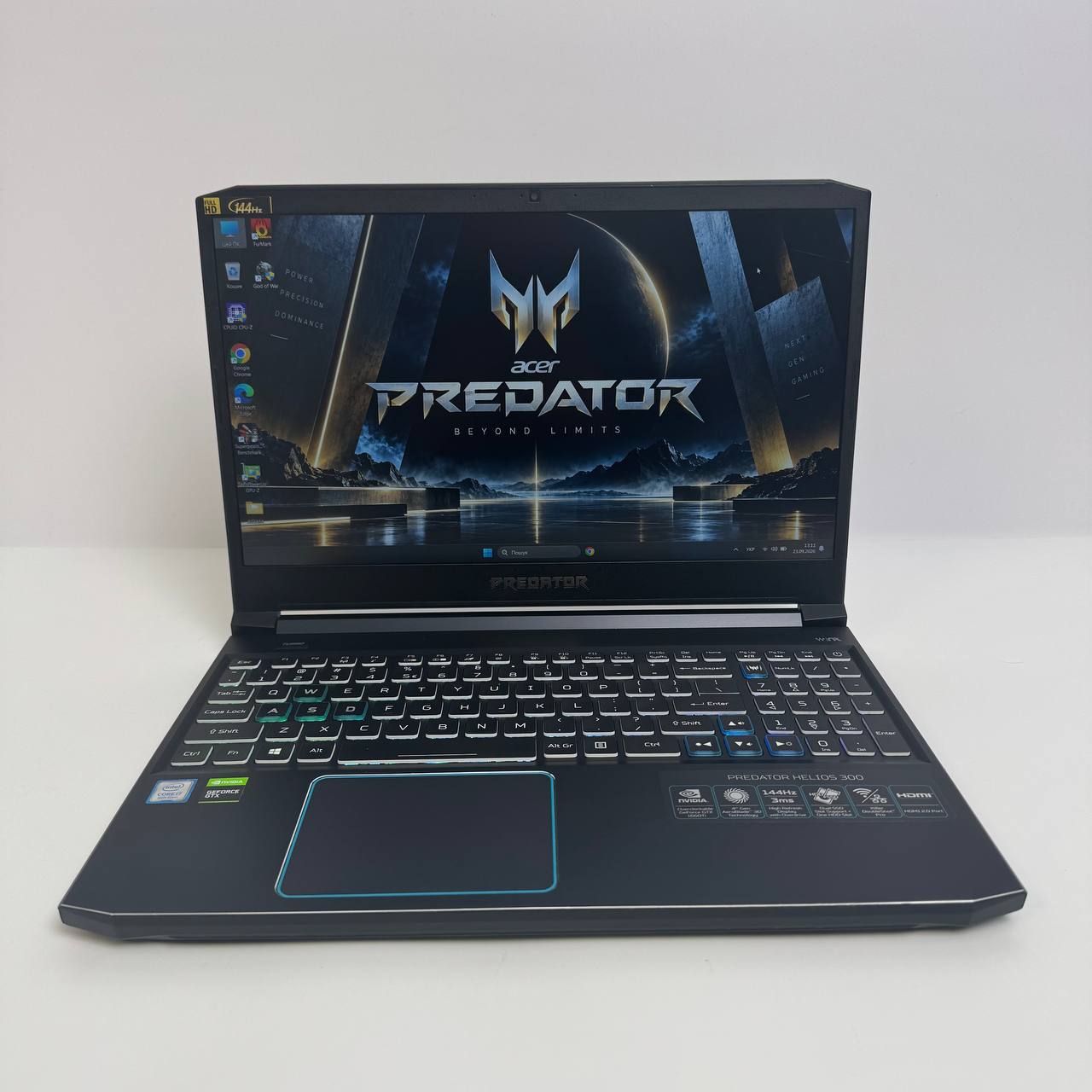 Ігровий ноутбук б/у Acer Predator Helios 300 PH315-53 15.6" FHD 144Hz Core i7-9750H 16/512 GTX 1660 Ti 6GB