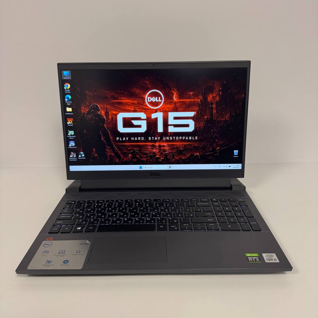 Ігровий ноутбук б/у Dell G15 5510 15.6" FHD 120Hz Core i5-10200H 8/512 RTX 3050 4GB