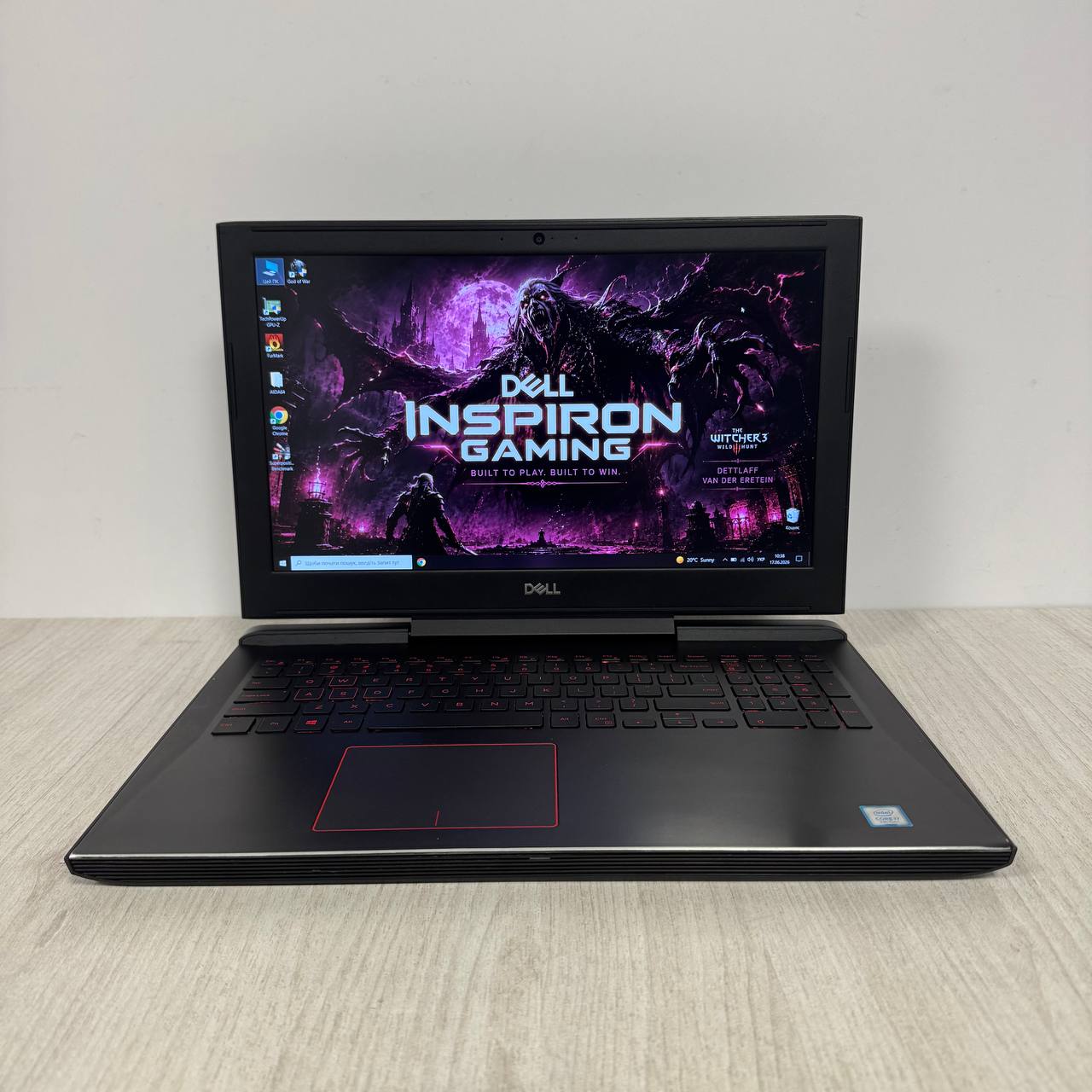 Ігровий ноутбук б/у Dell Inspiron Gaming 7577 15.6" FHD Core i7-7700HQ 8/256 GTX 1060 6GB