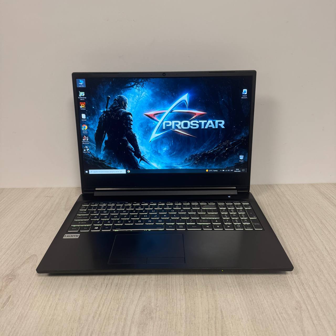 Ігровий ноутбук б/у Prostar NH55ED 15.6" FHD i7 8750H 16/128 RTX 2060 6GB