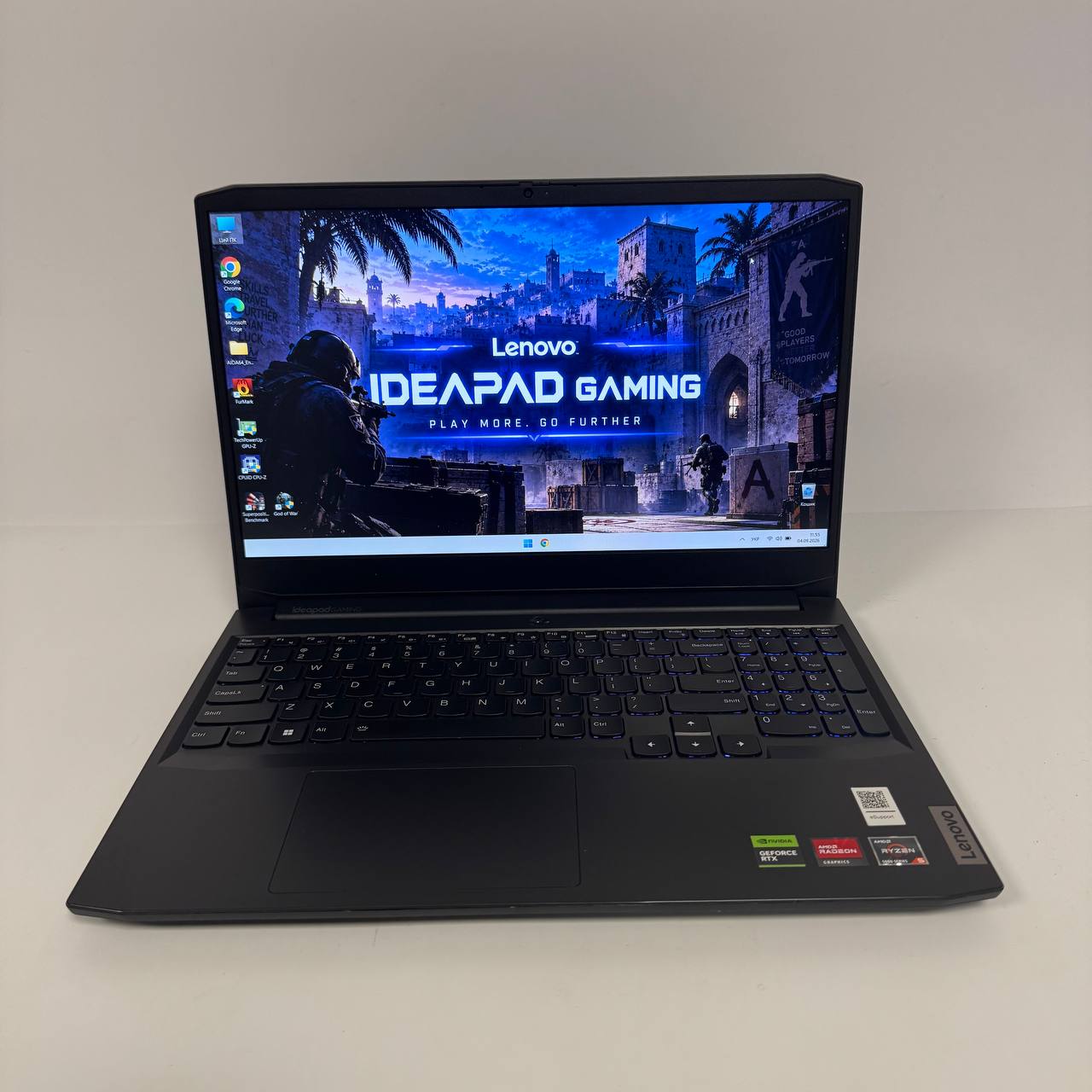 Ігровий ноутбук б/у Lenovo IdeaPad Gaming 3 15ACH6 144Hz/8/512/RGB 15.6" FHD Ryzen 5 5500H 8/512 RTX 2050 4GB