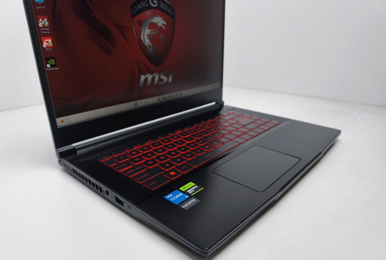 Ігровий ноутбук б/у MSI GF63 15.6" FHD Core i5-12450H 16/512 RTX 2050 4GB