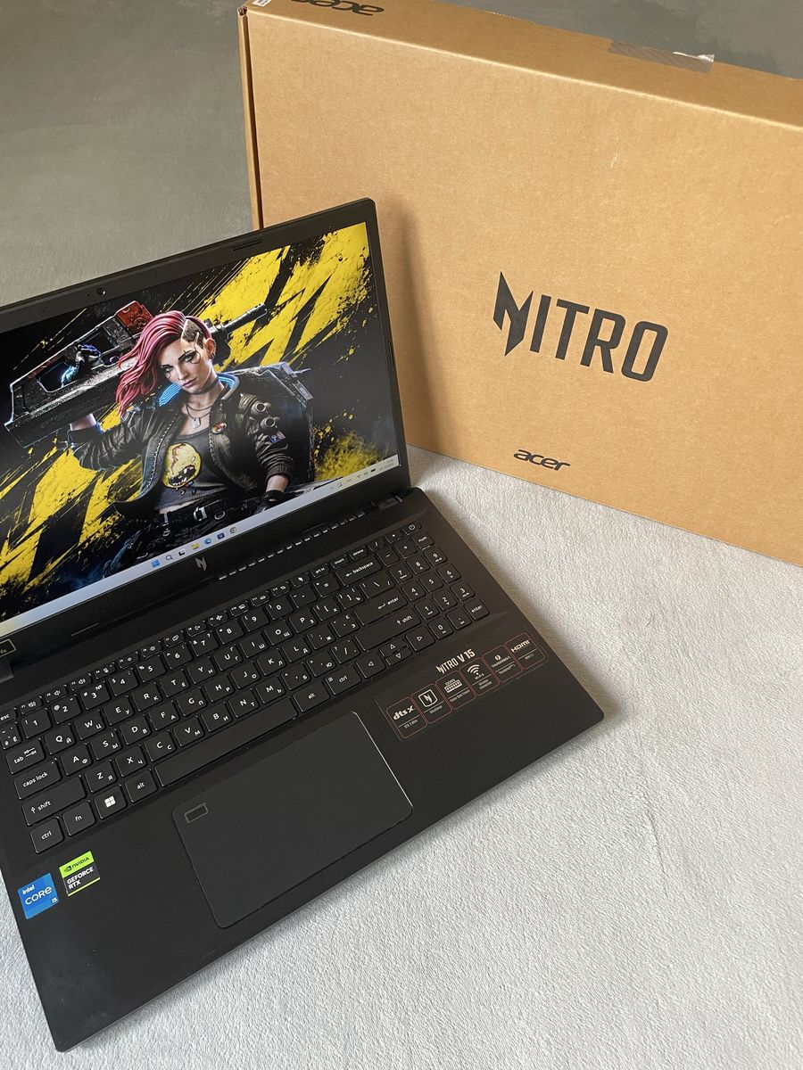 Ігровий ноутбук б/у Acer Nitro V15 15.6" 144Hz Core i5-13420H 16/512 RTX 2050 4GB