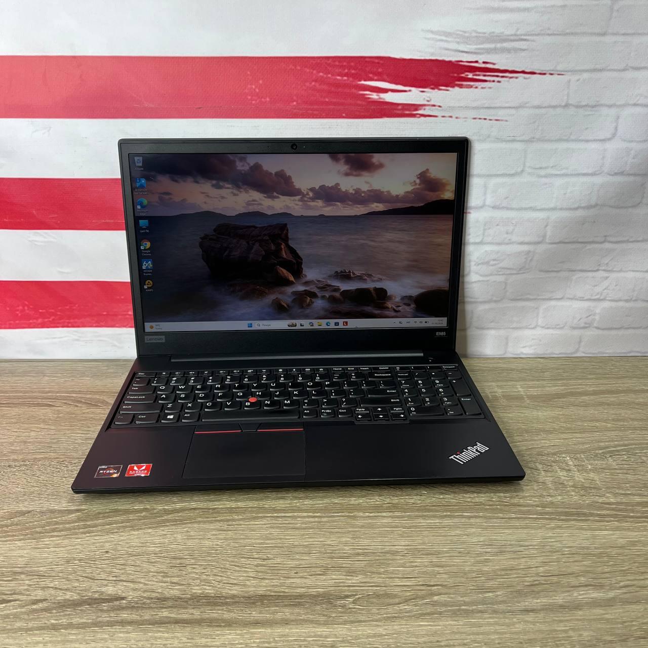 Ноутбук б/у Lenovo ThinkPad E585 15.6" FHD Ryzen 5 2500U with Radeon Vega Mobile Gfx 8/256