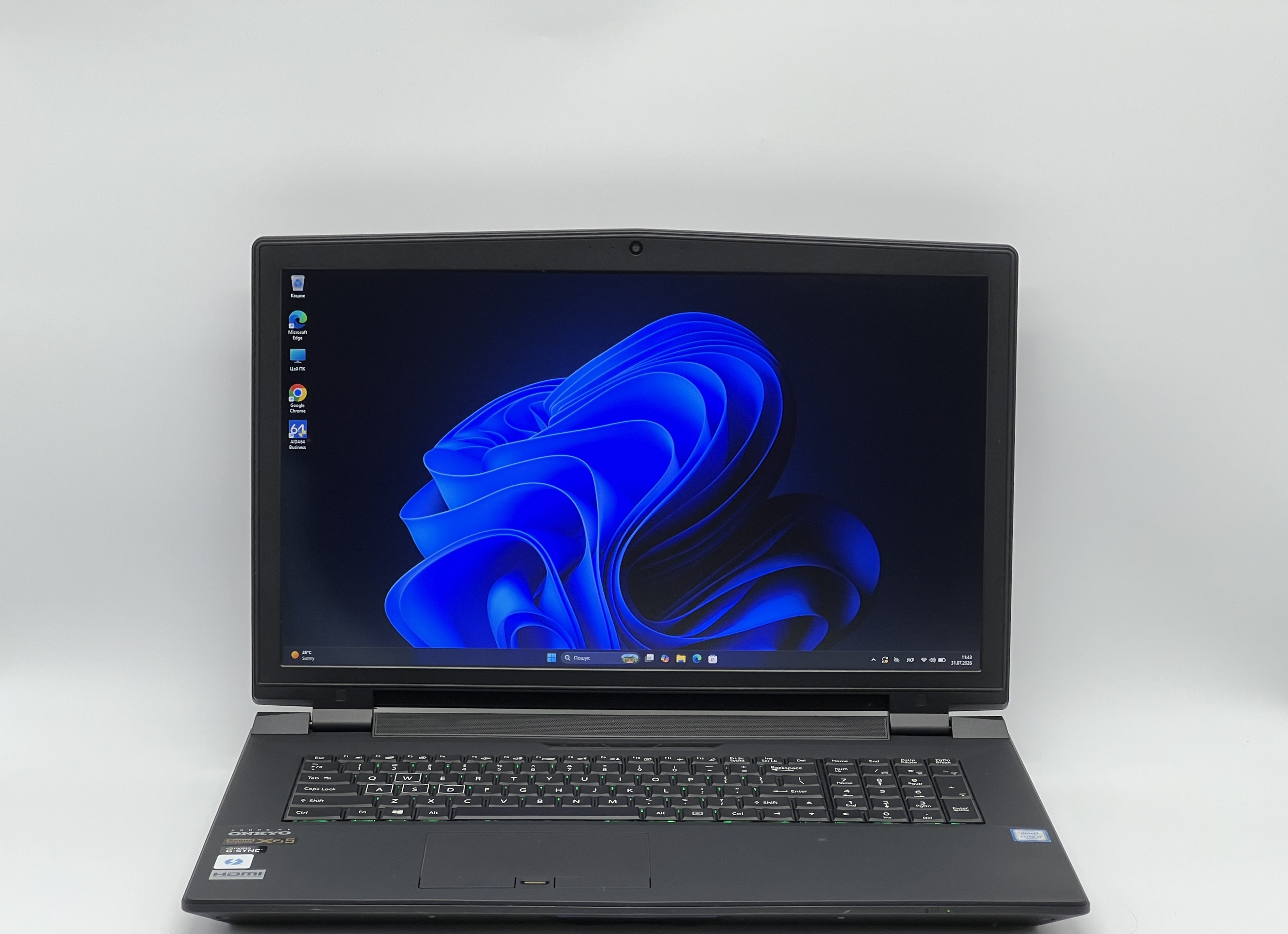 Ігровий ноутбук б/у Sager X95 P770DM 17" FHD i7-6700K 16/480 GTX 980 8GB