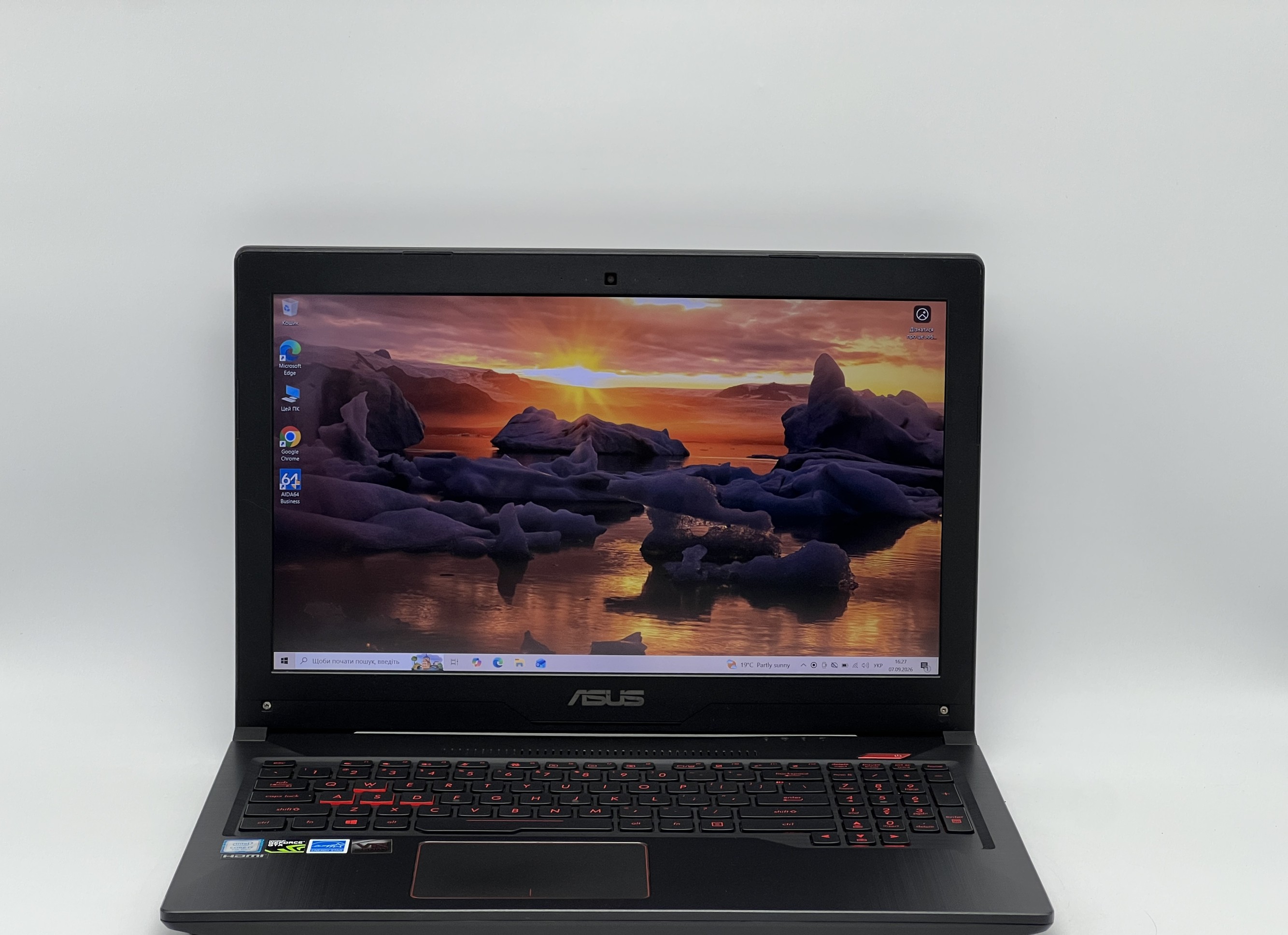 Ігровий ноутбук б/у Asus FX503VM-EH73 15" FHD i7-7700HQ 16/120 GTX 1060 3GB